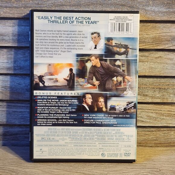 Bourne Ultimatum DVD Movie Jason Bourne Matt Damon - Picture 2 of 4